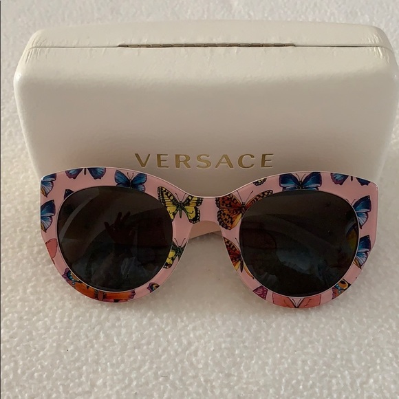 Versace butterfly glasses Clearance